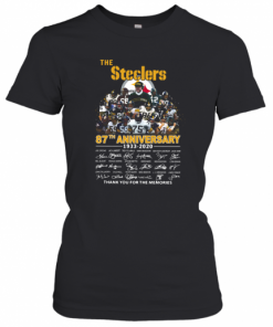 The Pittsburgh Steelers 87Th Anniversary 1933 2020 Signatures Thank You For The Memories T-Shirt Classic Women's T-shirt