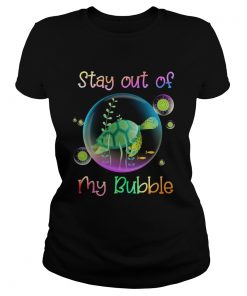 Turtle Stay Out Of My Bubble Covid 19  Classic Ladies