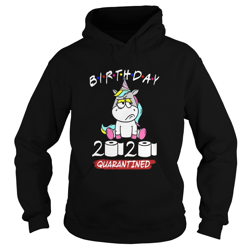 Unicorn Birthday 2020 Quarantined Hoodie