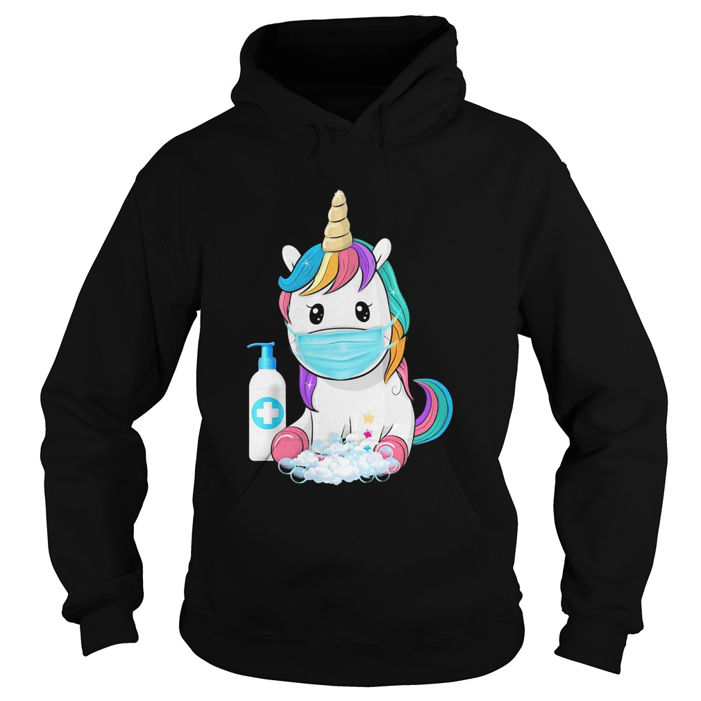 Unicorn mask hand wash Hoodie