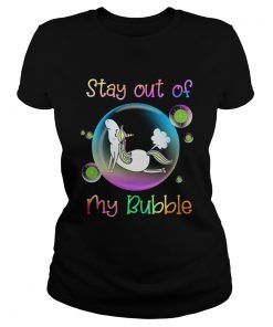 Unicorn stay out my bubble coronavirus  Classic Ladies