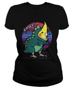 Vintage Parrot Rawr  Classic Ladies