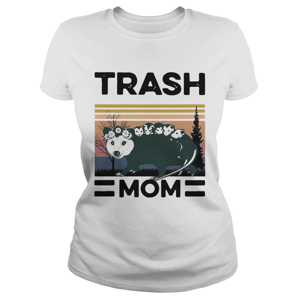 Vintage Rat Trash Mom Classic Ladies