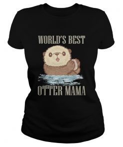 Worlds best otter mama  Classic Ladies