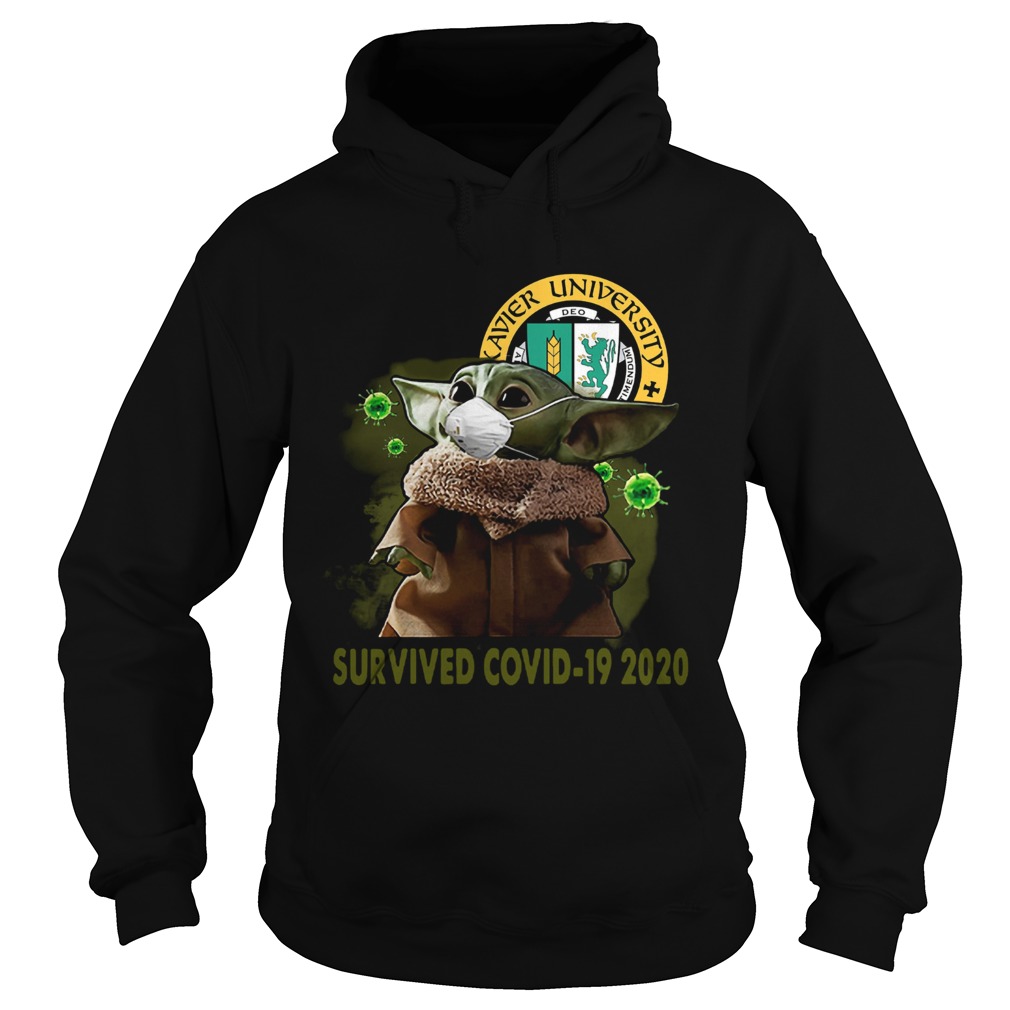 Xavier University Baby Yoda Survived Covid19 2020 Hoodie