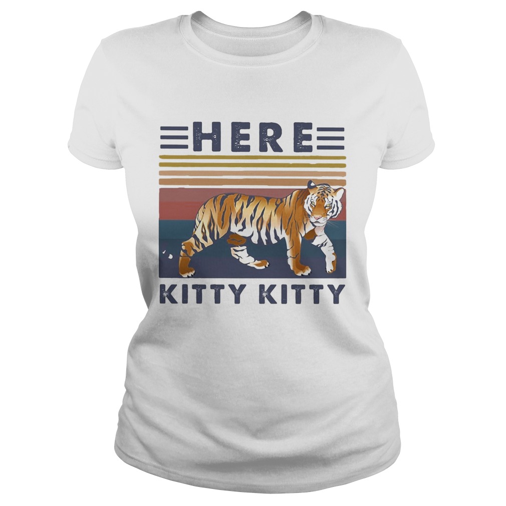 tiger here kitty kitty vintage Classic Ladies