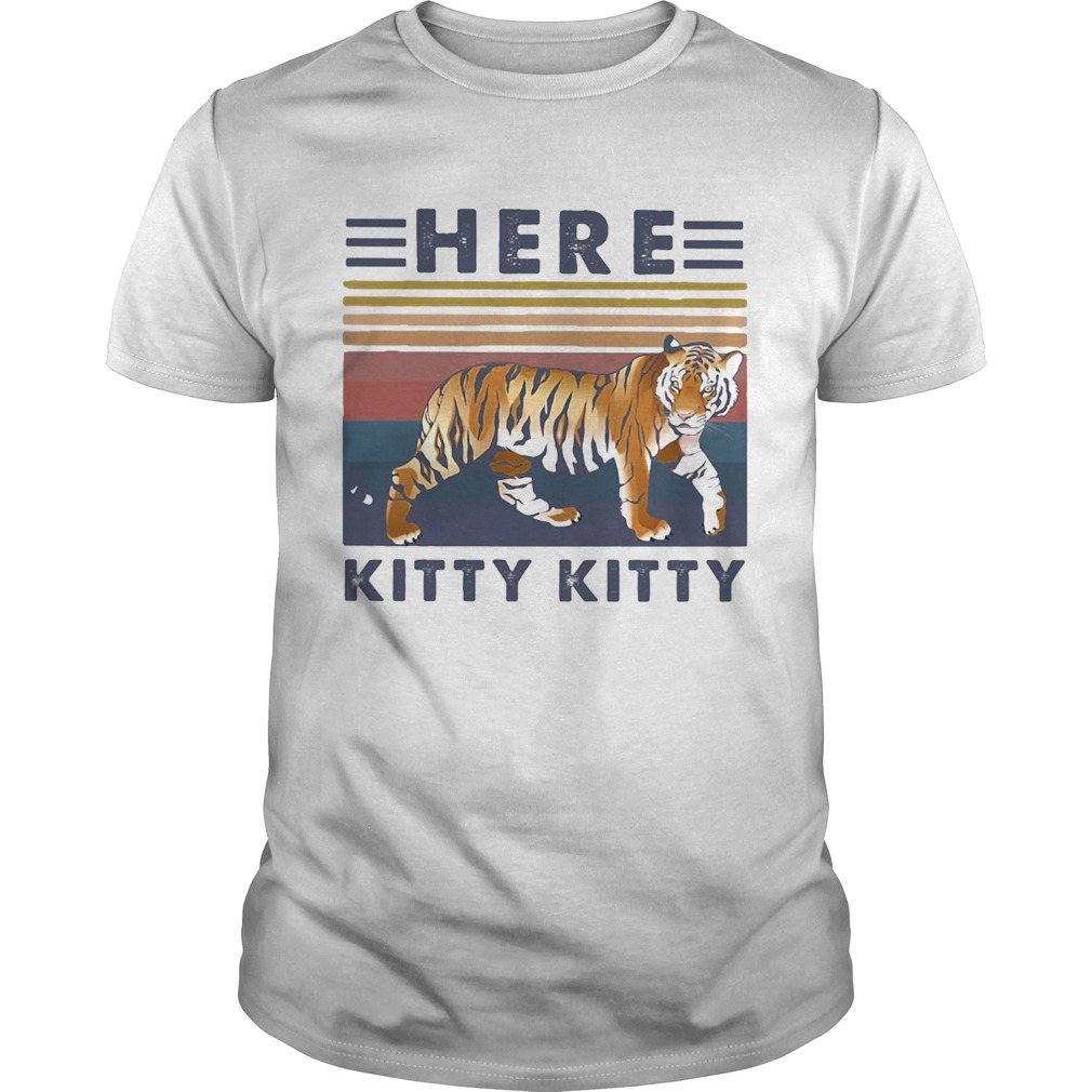 tiger here kitty kitty vintage shirt