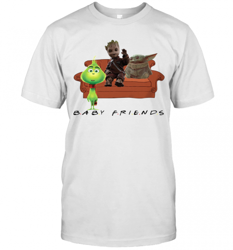 Baby Friends Baby Yoda Baby Grinch And Baby Groot T-Shirt