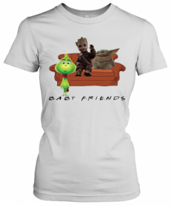 Baby Friends Baby Yoda Baby Grinch And Baby Groot T-Shirt Classic Women's T-shirt