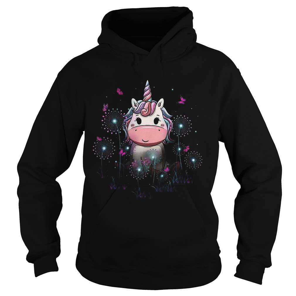 Baby Unicorn Dandelion Flowers Hoodie