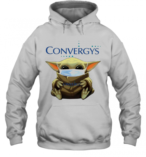 Baby Yoda Face Mask Hug Convergys T-Shirt Unisex Hoodie