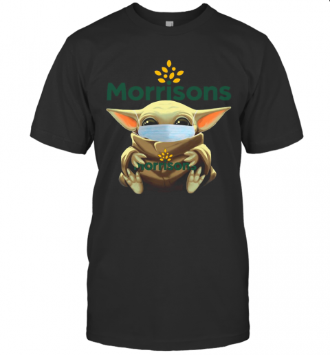 Baby Yoda Face Mask Hug Morrisons T-Shirt