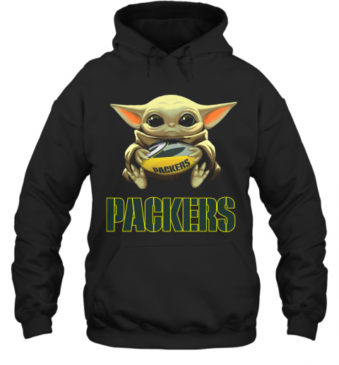 Baby Yoda Hug Green By Packers T-Shirt Unisex Hoodie