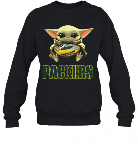 Baby Yoda Hug Green By Packers T-Shirt Unisex Sweatshirt