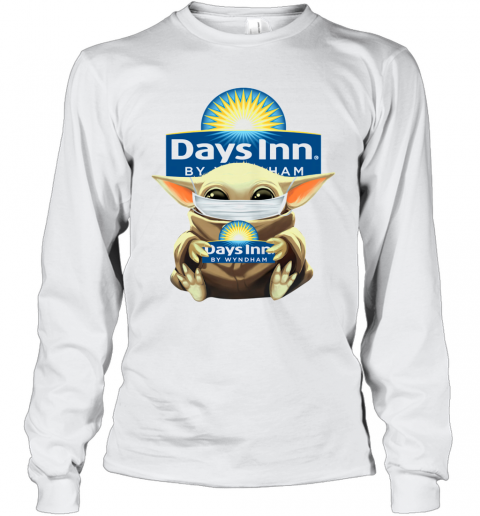 Baby Yoda Mask Hug Days Inn By Wyndham T-Shirt Long Sleeved T-shirt 