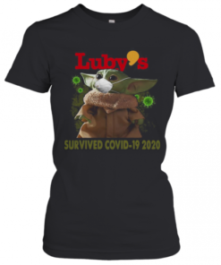 Baby Yoda Mask Luby'S Survived Covid 19 2020 T-Shirt Classic Women's T-shirt