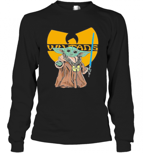 Baby Yoda Wutang T-Shirt Long Sleeved T-shirt 