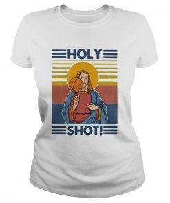 Basketball jesus holy shot vintage  Classic Ladies