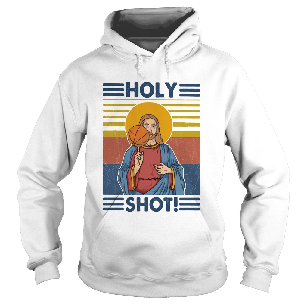 Basketball jesus holy shot vintage Hoodie