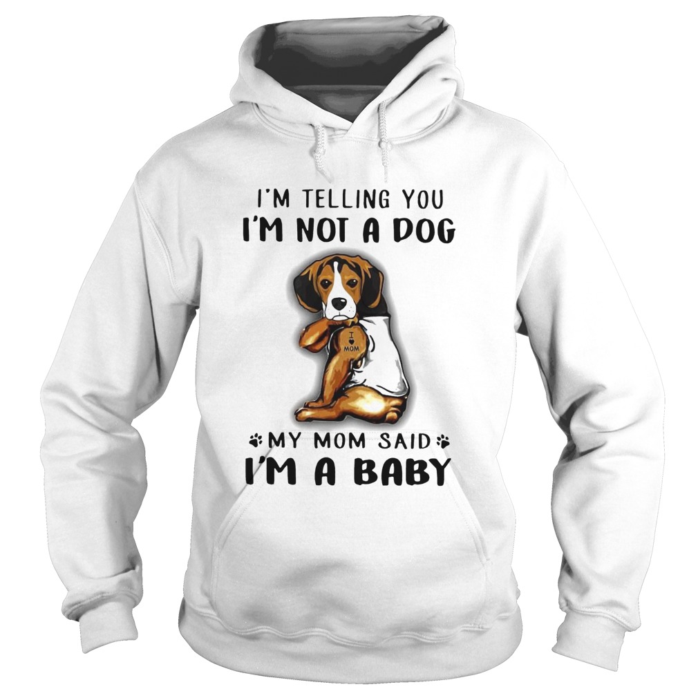 Beagle VR2 Im Telling You Im Not A Dog Hoodie