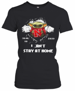 Blood Inside Me Baby Yoda Nebraska Cornhuskers Covid 19 2020 I Can'T Stay At Home T-Shirt Classic Women's T-shirt