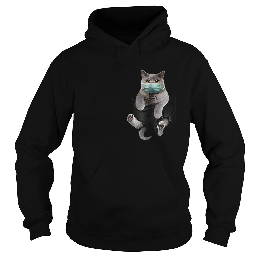 Cat Mask In Pocket Hoodie