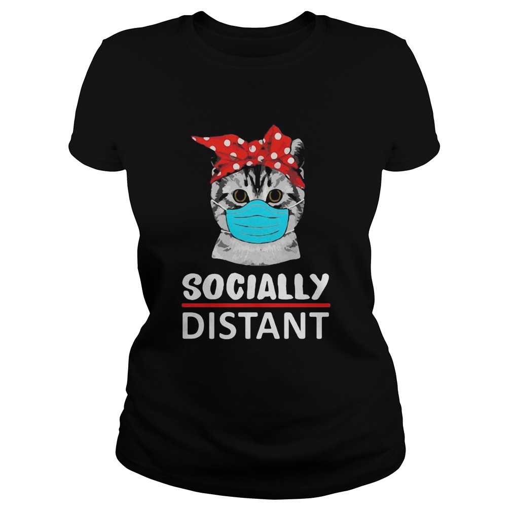 Cat mask social distant Classic Ladies