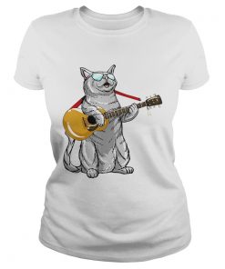 Cat play the guitar  Classic Ladies