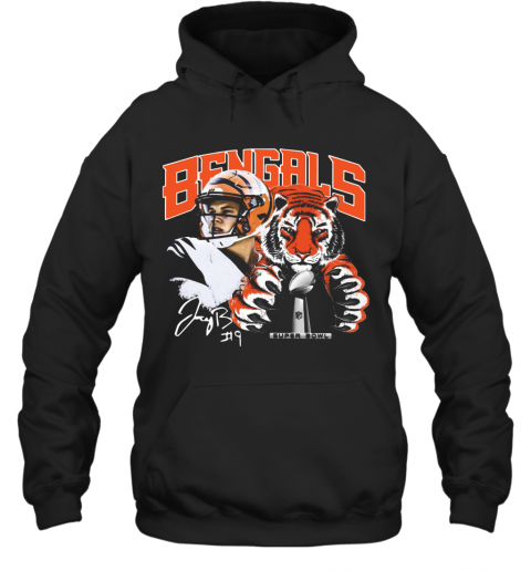 Cincinnati Bengals 9 Joe Burrow Super Bowl Champions T-Shirt Unisex Hoodie