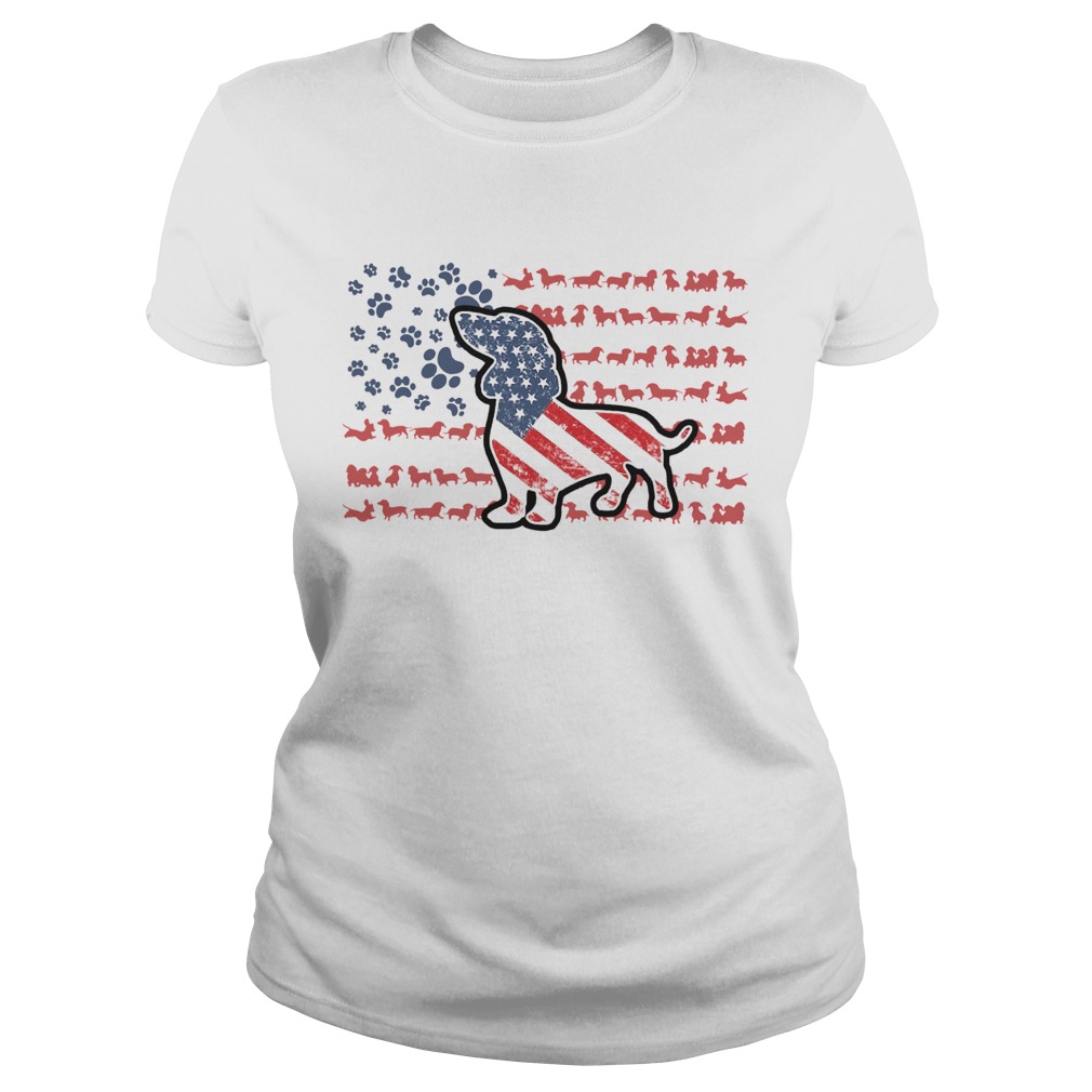 Dachshund Flag Classic Ladies