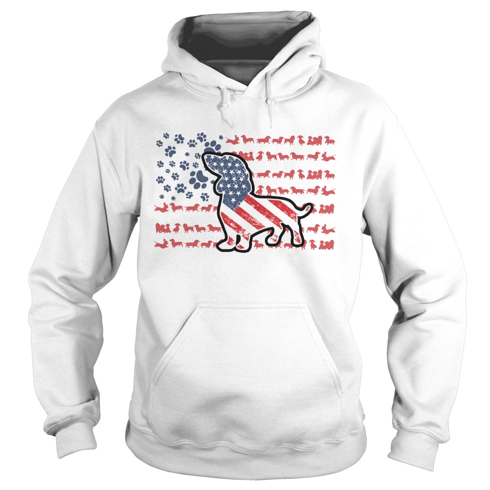 Dachshund Flag Hoodie