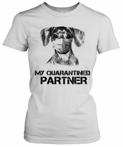 Dachshund Mask My Quarantined Partner T-Shirt Classic Women's T-shirt