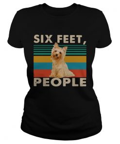 Dog Six Feet People Vintage  Classic Ladies