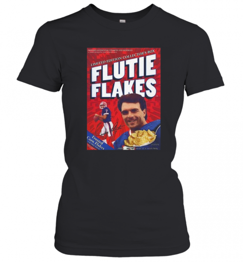 Doug Flutie NFL Quarterback Retro Flutie Flakes Cereal Box T-Shirt Classic Women's T-shirt