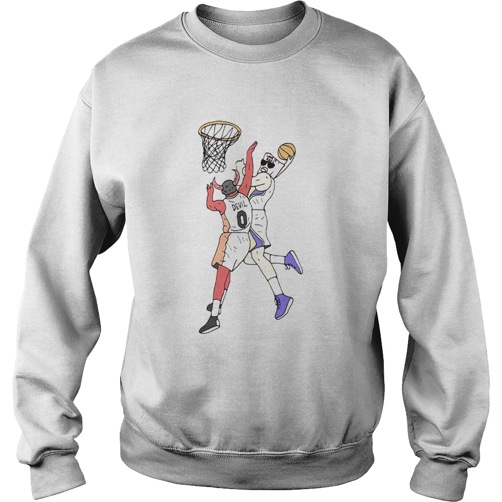 Dunking on devils Volleyball Sweatshirt