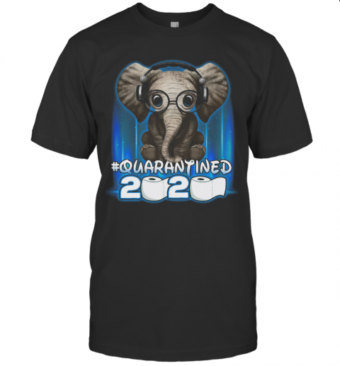 Elephant Quarantined 2020 Toilet Paper T-Shirt