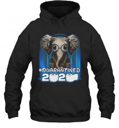 Elephant Quarantined 2020 Toilet Paper T-Shirt Unisex Hoodie