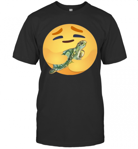 Facebook Care Emoji Hugging Turtle T-Shirt