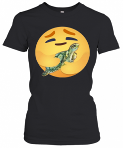 Facebook Care Emoji Hugging Turtle T-Shirt Classic Women's T-shirt