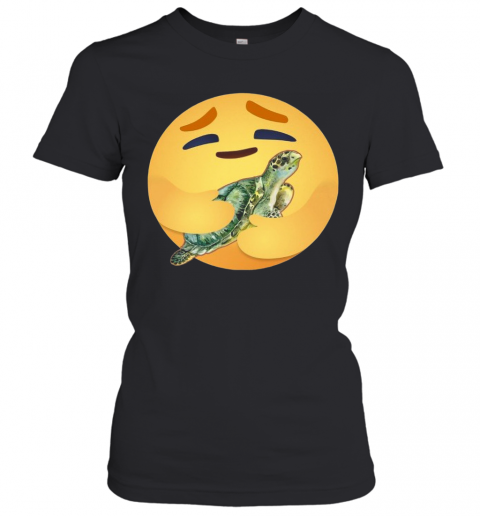 Facebook Care Emoji Hugging Turtle T-Shirt Classic Women's T-shirt