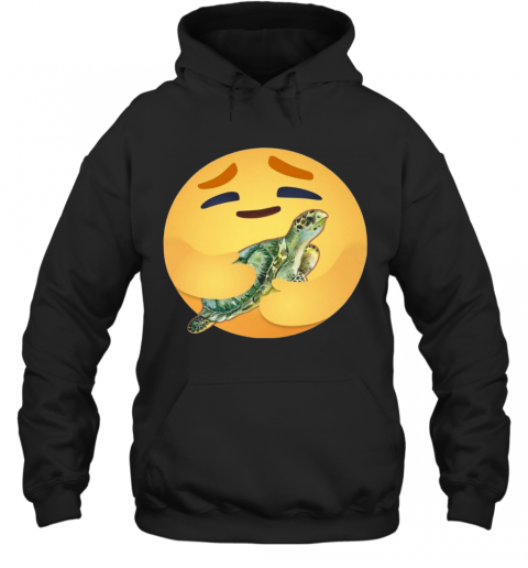 Facebook Care Emoji Hugging Turtle T-Shirt Unisex Hoodie