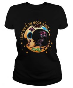 Flamingo Sugar Skull I Love Yuou To The Moon And Back  Classic Ladies