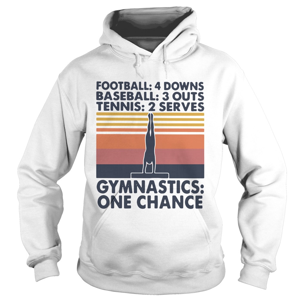 Football Baseball Tennis Gymnastics One Change Vintage Hoodie