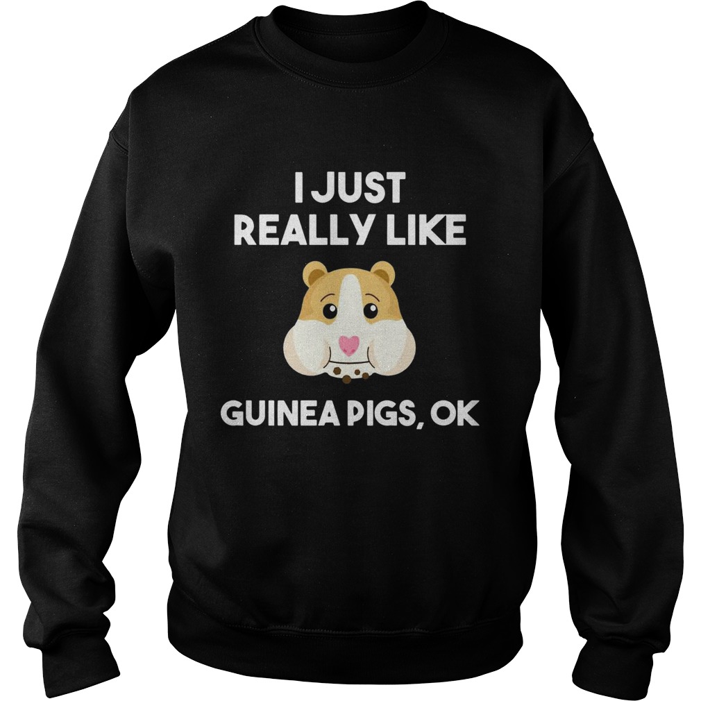 Guinea Pig I Just Really Like Guinea Pigs Ok Cute Sweatshirt