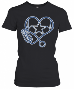 Heartbeat Nurse Love Dallas Cowboy T-Shirt Classic Women's T-shirt