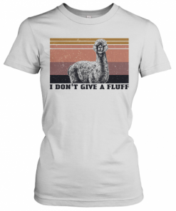 I Don'T Give A Fluff Alpaca Vintage T-Shirt Classic Women's T-shirt