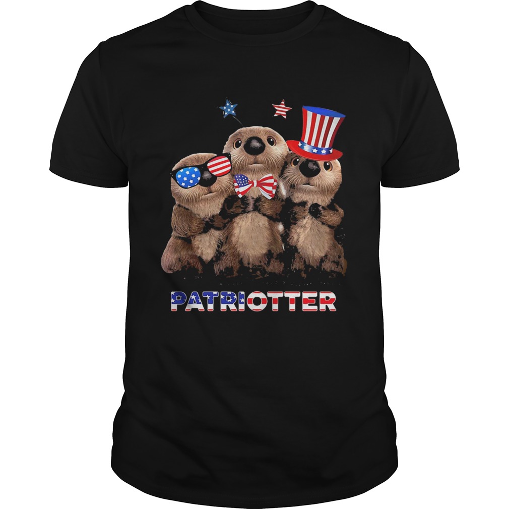 Independence Day Otter Patriotter shirt