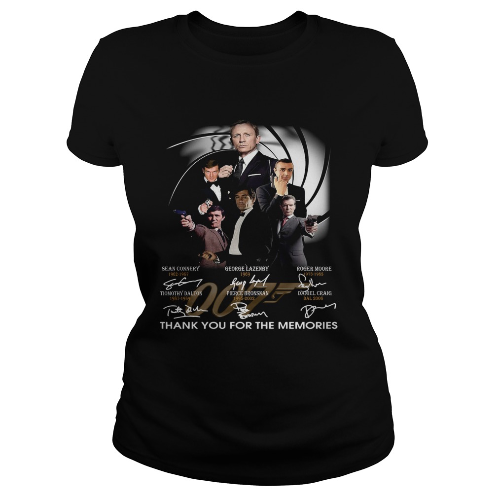 James Bond 007 Fans Thank You For The Memories Signature  Classic Ladies