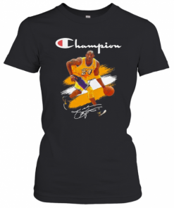 Kobe Bryant Champion Basketball Signature T-Shirt Classic Women's T-shirt