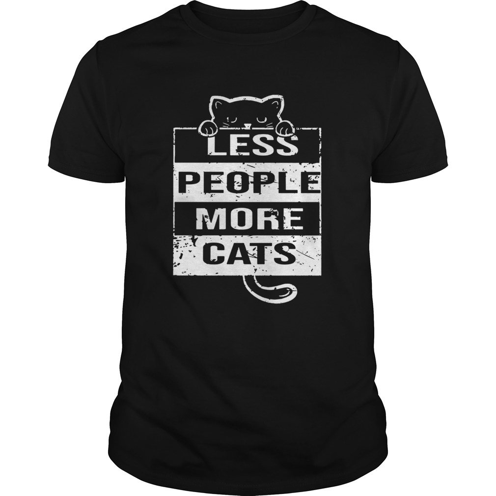 Less People More Cats shirt